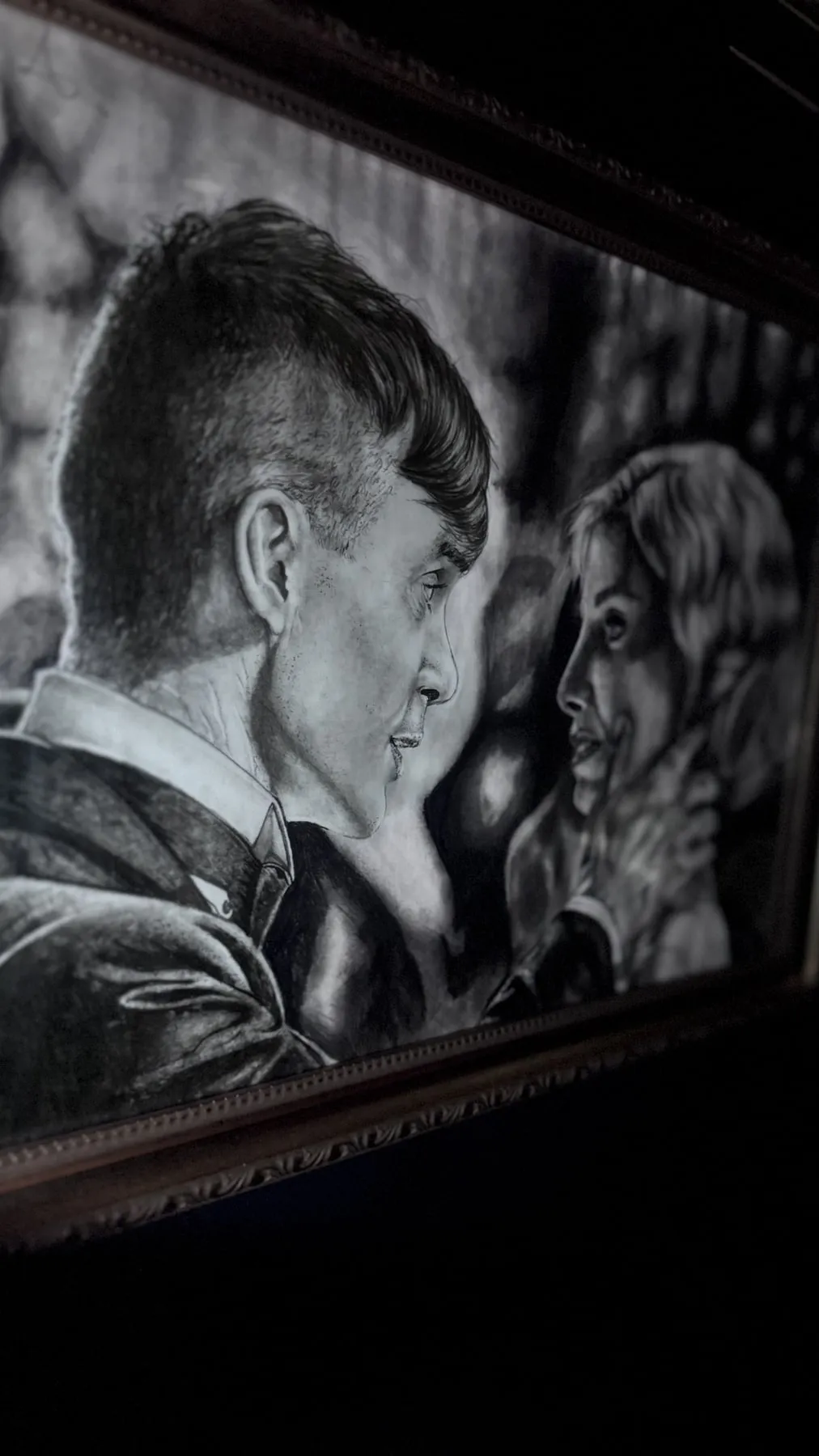Boceto de retrato estilo Peaky Blinders — Clandestine Art Studio Marmolejo